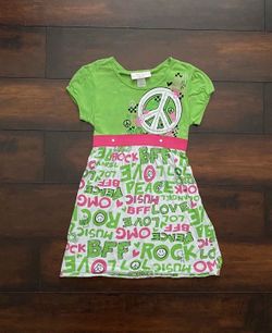 Little Girls Clothes Summer Dress Size Small About Size 6T