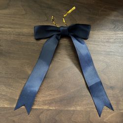 Navy Blue Ribbon/Bows