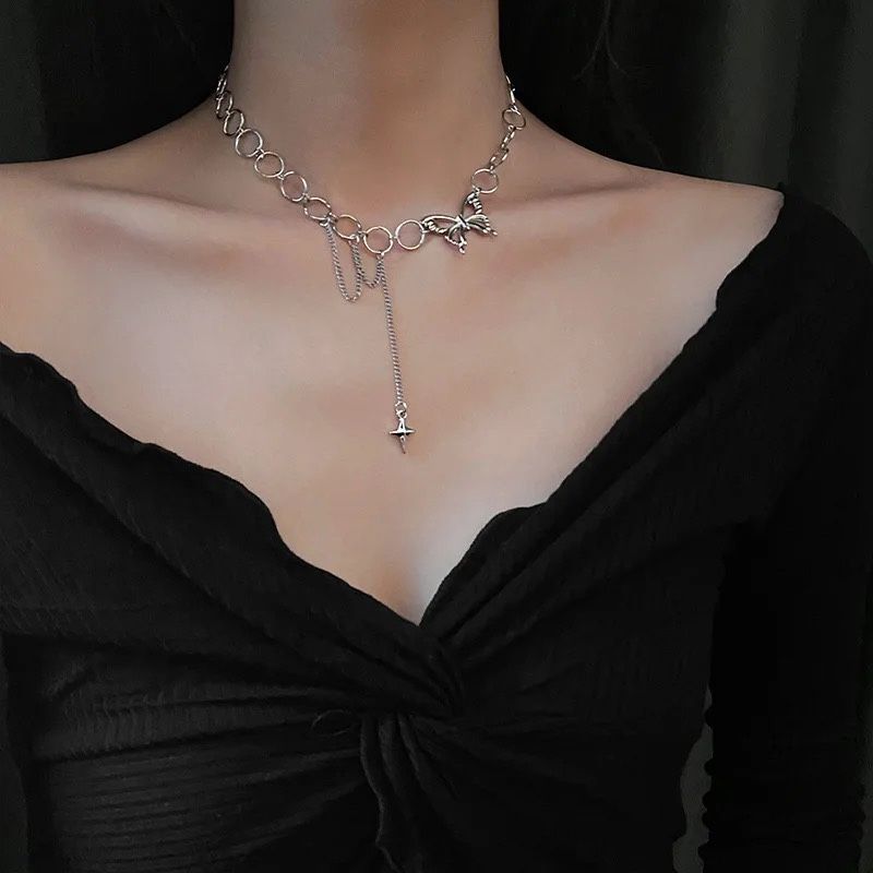 Gothic Choker- Butterfly 