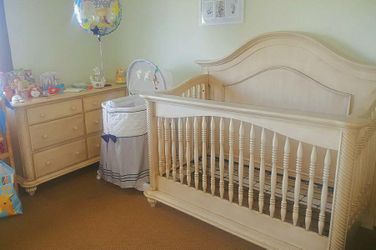 Crib and Dresser