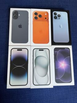Empty iPhone Boxes