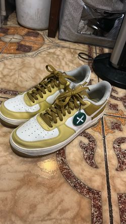 Nike Air Force 1 Low Gold White Sneakers