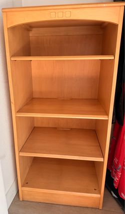 Sturdy Wooden Bookcase/ Clothes with adjustable shelves