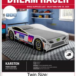 Racing Car Twin Bed. Cama Individual. 
