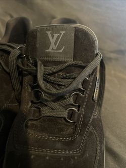 LOUIS VUITTON High Top Suede Sneaker Black
