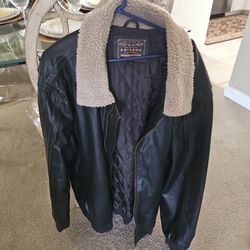 Never Worn 4XL MOCK leather Men's Jacket