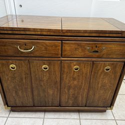 Drexel Solid Wood Dry Bar Cart