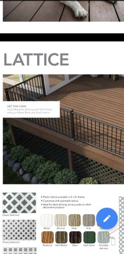 DECK RAIL AND BALUSTERS BLACK