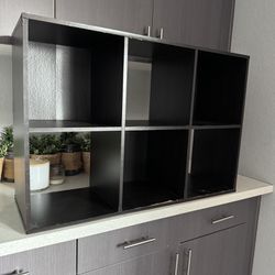 Black square cubicle shelf 2x3 (originally $40) Free!!!!