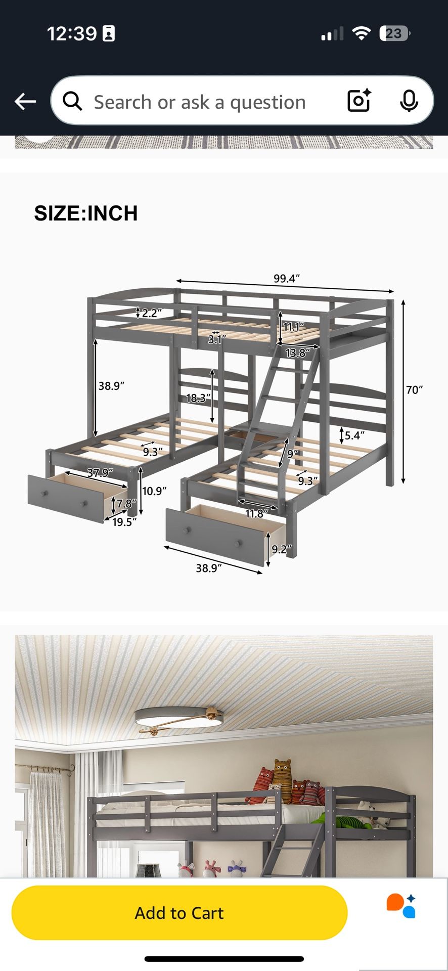3 In one bunk Bed