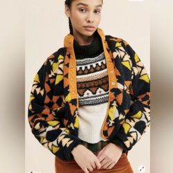 Free People Rocky Ridge Fleece Small