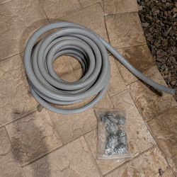 40 Ft of Liquid Tight Conduit With Connectors 