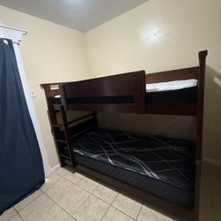 Twin Bunk Bed Frame With Mattress 