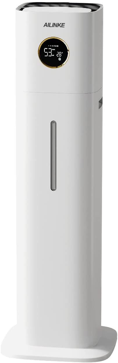 Humidifiers for Bedroom Large Room, 3.4Gal/13L Large Room Humidifiers for Home, Top Fill, Humidistat, Quiet, Aroma Box, Easy to Clean, White