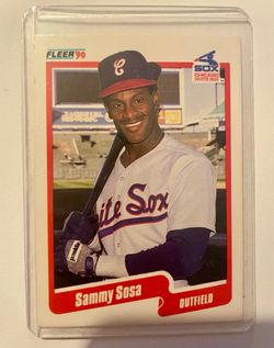 1990 Fleer Sammy Sosa RARE TWO ERROR Card #548