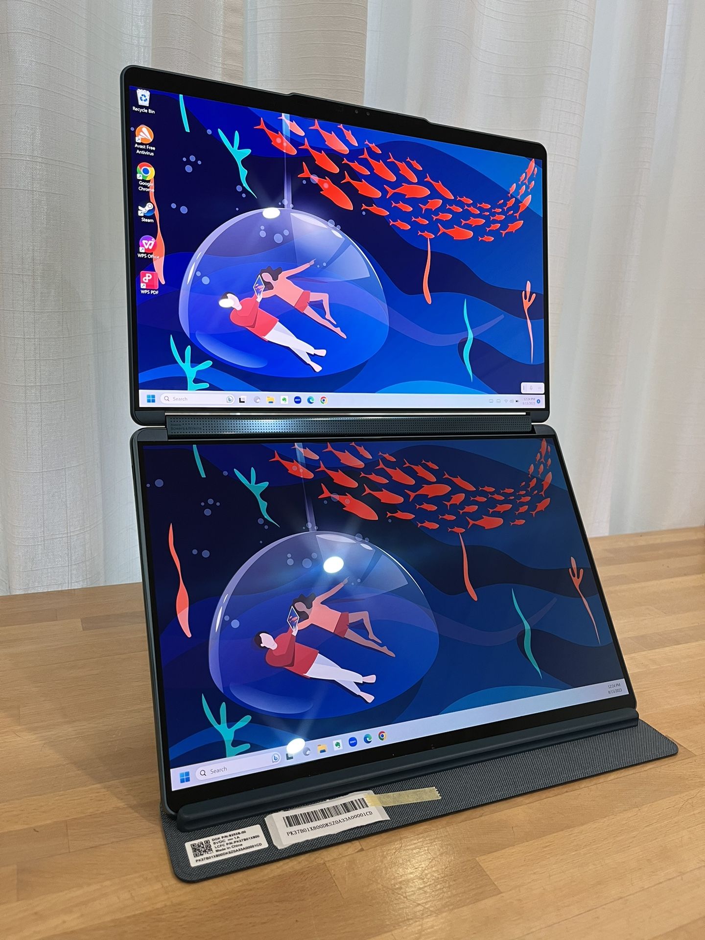 Lenovo Yoga Book 9i Dual-Screen Laptop (w/keyboard, mouse, pen)