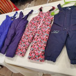 Toddler Snow Bibs Size 2T