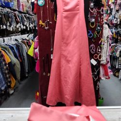 Beautiful Pink/White Prom Dress