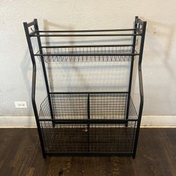 Metal Heavy Duty Garage Storage System Rack with Top Shelf, Multi-purpose 