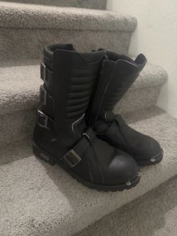 Motorcycle boots men's size 12