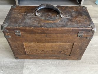 Antique Machinist Tool Box Toolmakers Tool Chest for Sale in Las