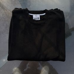 Pro club black crew neck size large