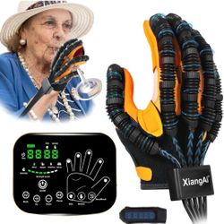 Rehabilitation Robot Gloves for Hand Hemiplegia Stroke Recovery Finger Robotic Strokes Therapy Equipment Rechargeable Right Hand Large Retails $174