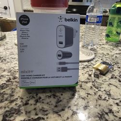 IPhone/iPad  Car +home Charger Kit