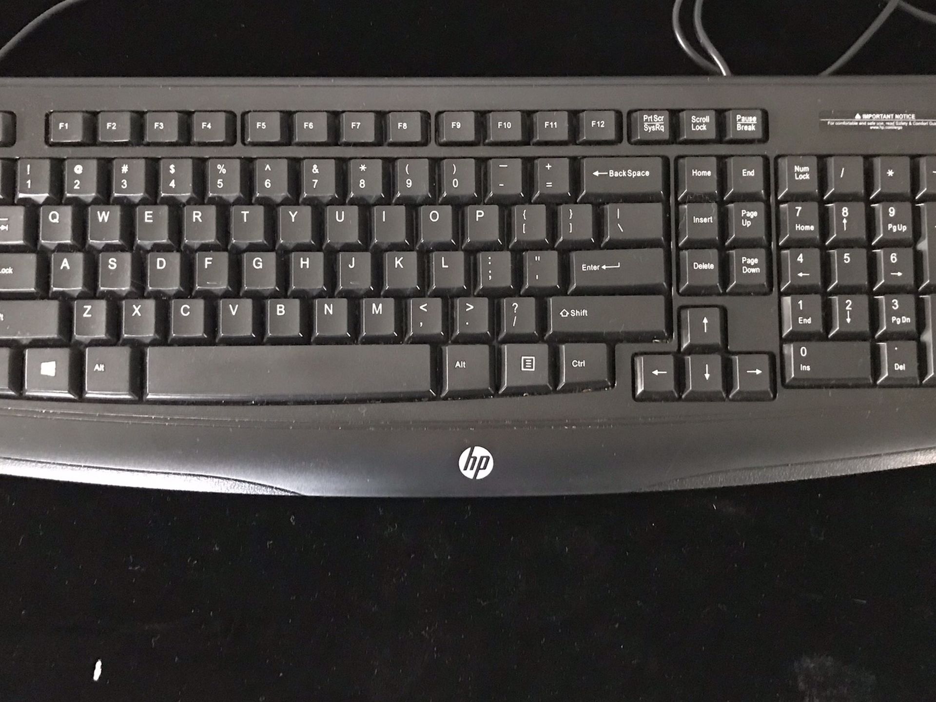 Computer Keyboard HP