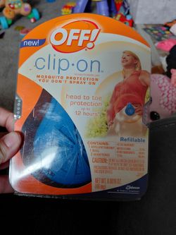 Clip on off mosquito repellent New