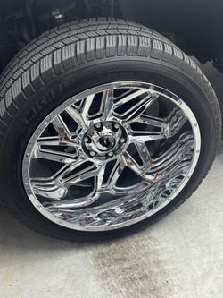 22x12 Spyder Rims W/ Michelin Tires