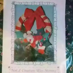 "Not a Creature was Stirring" wreath craft