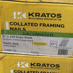 21• Degrees 3 Inch Framing Nails Plastic Clip 