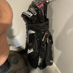 Titleist Stand Up Bag with 14 clubs