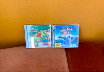 CHRISTMAS GRINCH STOLE CHRISTMAS + HAPPY FEET, CD’S (47% OFF SALE)