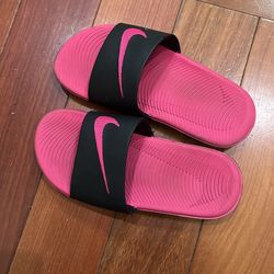 Nike Slides With Adidas Indoor/futsal  Shoes