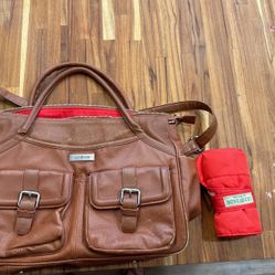 Genuine Leather Lily Jade Diaper Bag