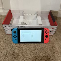 Nintendo Switch Red Blue Controllers