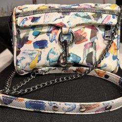 Rebecca Minkoff MAC Mini Watercolors Leather Crossbody Bag EXTREMELY RARE