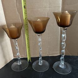 Tea light Candle Holder Set Of 3