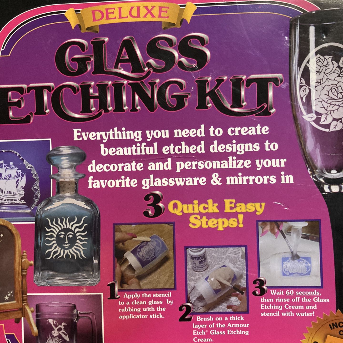 Glass Etching Kit for Sale in Plano, TX - OfferUp