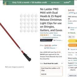 No Ladder Pro Max + 125 clips. - Brand New In Package