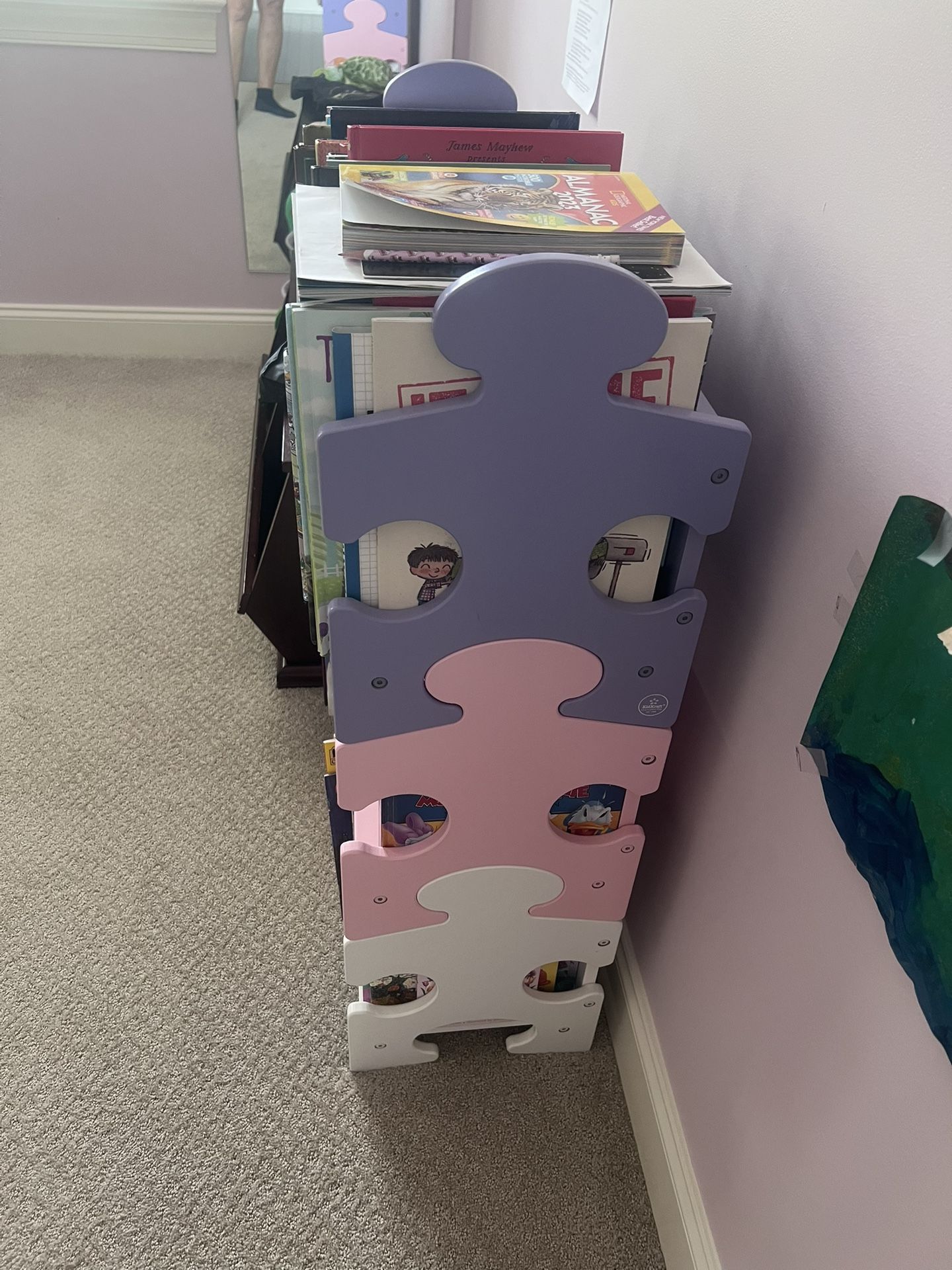 Puzzle Shaped Bookshelf
