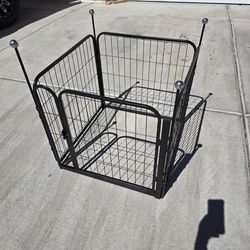 4 panel 24" heavy duty metal dog playpen new
