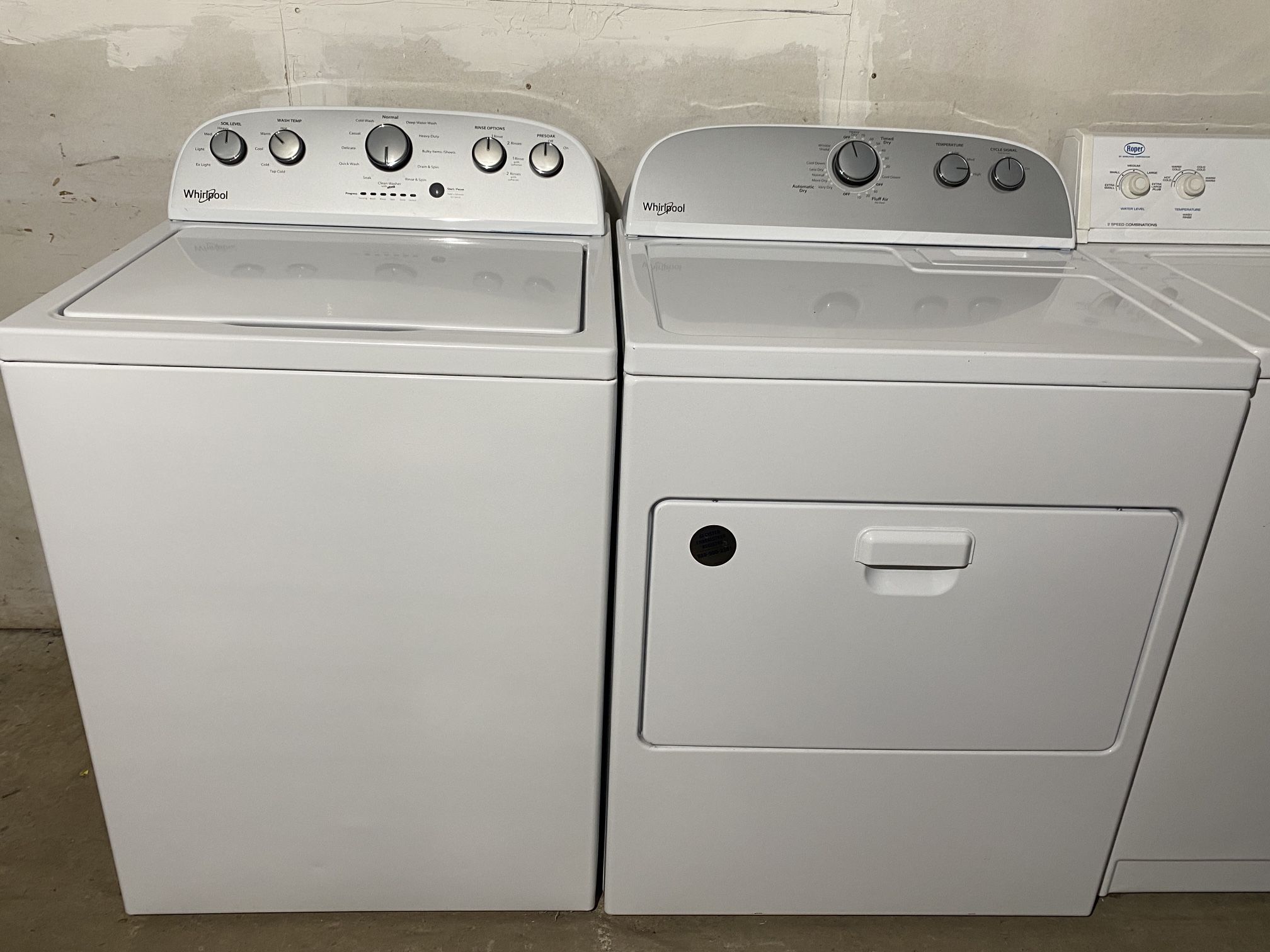 Whirlpool Washer And Dryer Set