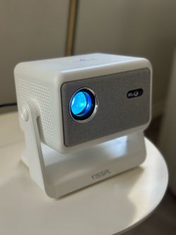 VISSPL 2026 Smart Indoor Outdoor Projector with Netflix, 4K Support, WiFi & Bluetooth, 360° Rotatable Stand – New Open Box