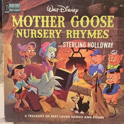 1960’s Disney Vintage Mother Goose Nursery Rhymes 