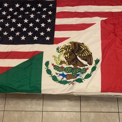 American Mexican Flag