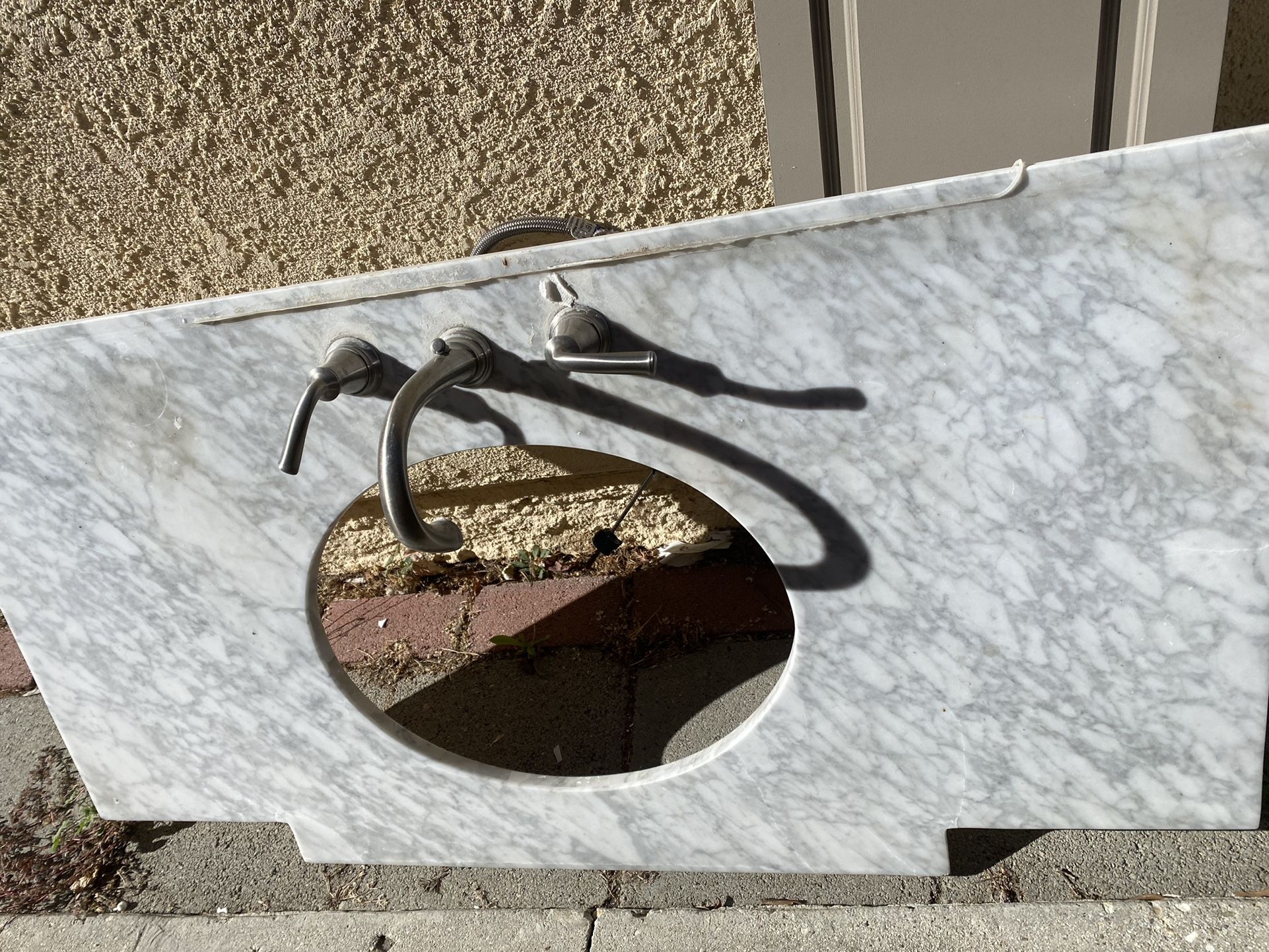 Bathroom Sink Vanity Stone Top With Faucet
