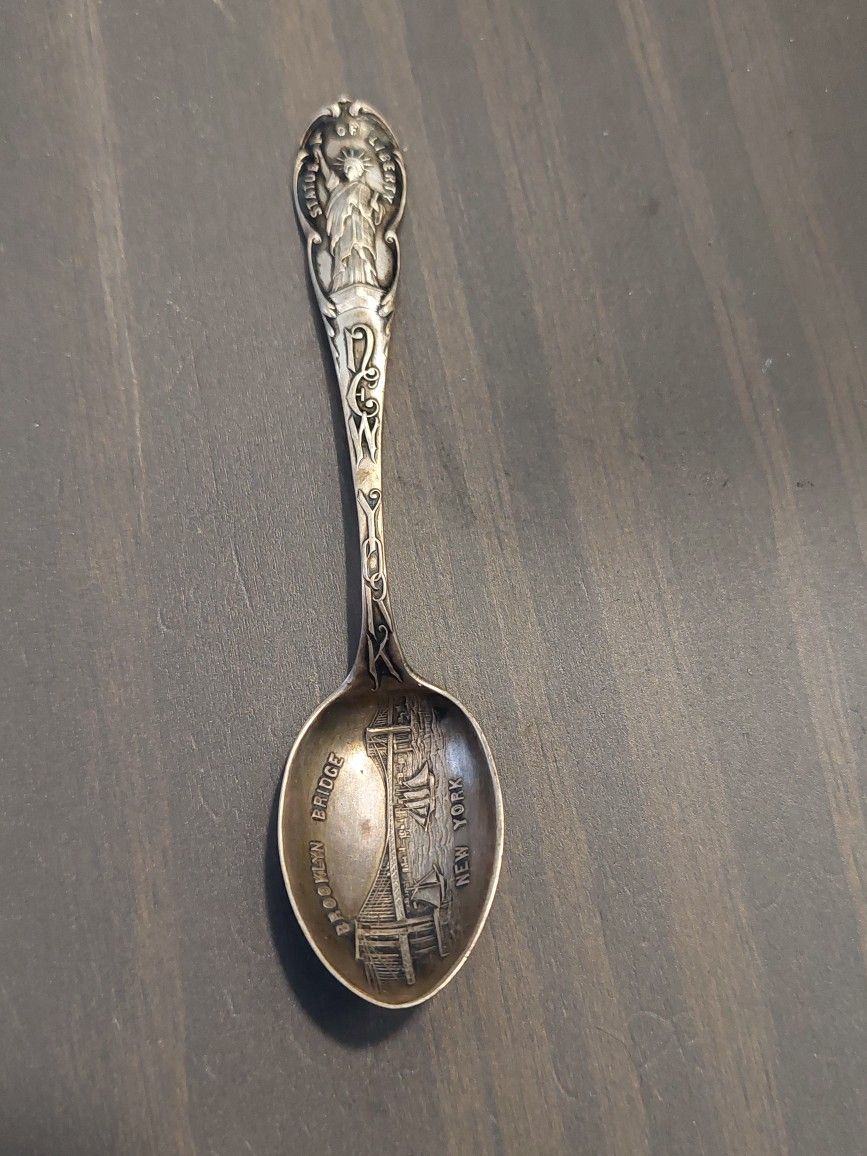 Vintage New York City, Commemorative Sterling Silver Spoon